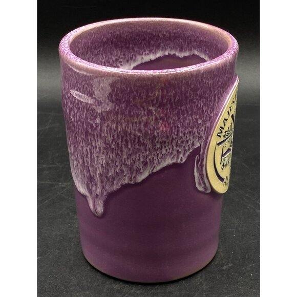 2021 Deneen Pottery Pink Majestic Heli Ski Alaska Chugach & Talkeetna Helicopter - Picture 10 of 11